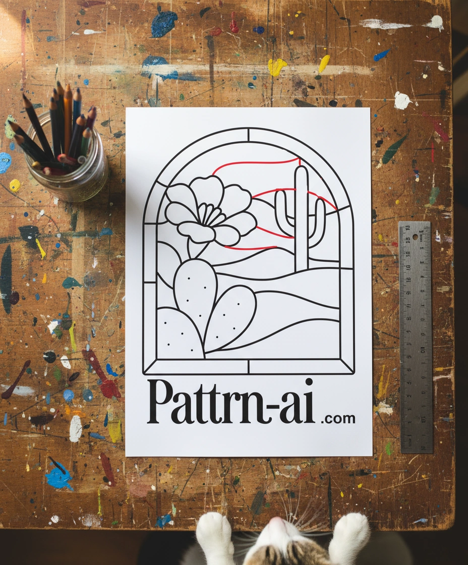 AI Stained Glass Pattern Generator - Pattrn-ai